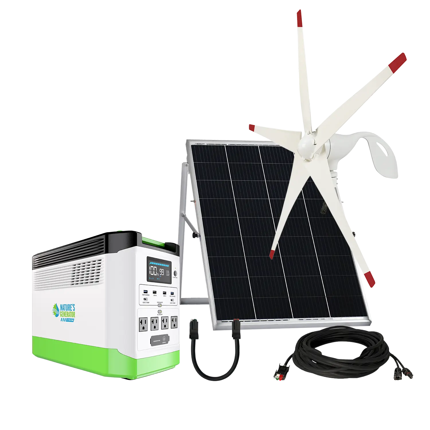 High Capacity Lithium 1800 Solar and Wind Generator High Capacity Lithium 1800 Solar and Wind Generator
