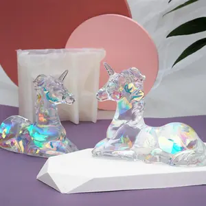 3D Unicorn Silicone Resin Mold Unique Mold