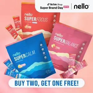 Nello Superbundle Triple Pack: Supercalm + Superfocus + Superbalance Travel Packets (20 Servings per Pack)
