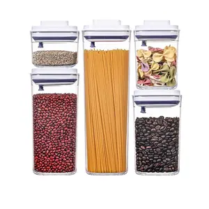 Airtight Food Storage Container with Lid, 1 Count Kitchen Pantry Organization Container, Food Storage Container for Flour Sugar Baking Supplies