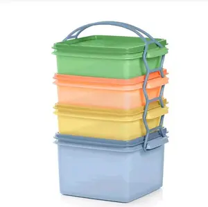 Tupperware® 9-piece Carry-All Sheer Stackable Container Set