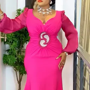 Sera.D Fuchsia Queen Gown (powerful, eye-catching, and perfect for selling)