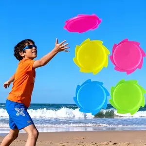 Silicone Water Spray Frisbees,  Outdoor Beach Toy, Parent-child Water Toy, Beach Toy for Kids, Outdoor Play Toy