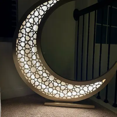 Beistle Witch And Moon Centerpiece - Vintage Halloween Decor 9-3/4 Inch Tissue Display