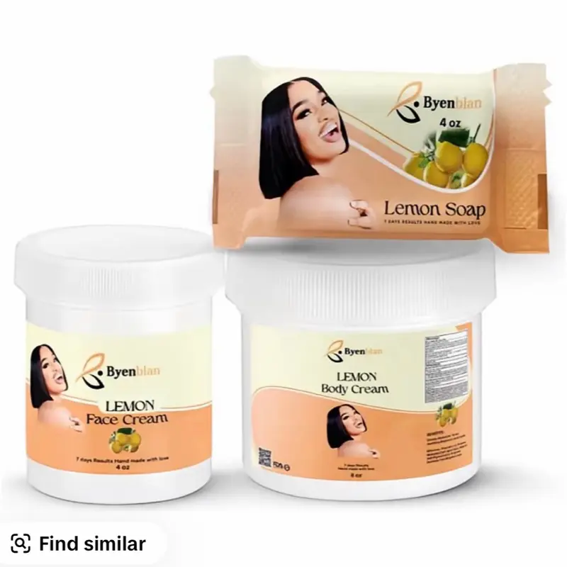 Byenblan Lemon Citrus Body Glow mini Set