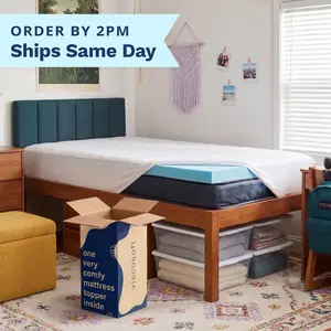 Viscosoft Reflex Memory Foam Mattress Topper – 3-Inch Cooling Gel Pad with Removable Washable Cover – CertiPUR-US & Oeko-TEX Certified