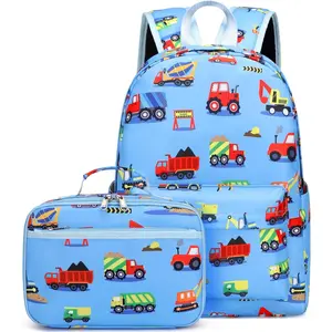 Z-CPA33  Preschool Backpack Kids Backpack with Lunch Box Toddler Backpack Kindergarten Daycare School Bookbag