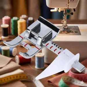 Adjustable Guide Sewing Machine Presser Foot Set - Professional Multi-Function Hemming Beading Anti-Slip Tool, Universal DIY Precision Positioning Accessory Kit for Home Sewing Upgrades