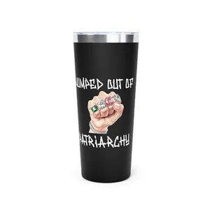 CREAM 22oz Copper Vacuum Insulated Tumbler | Jumped Out of Patriarchy Tumbler