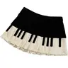 Girl Summer Ruffle Piano Petticoat, Women Contrast Pleated Elastic Mini Skirt, High Waist Short Dress, Fit, Suitable for Cosplay & Dating, Aesthetic, Ruffled Skirts