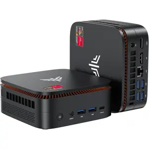 SDFHZI Pinova P1 Mini PC, W-11 Pro AMD Ryzen R2544 (Beat 10110U/N150/N95 up to 3.7GHz), Mini Desktop Computers 16GB RAM 512GB SSD, Desktop PC Support 4K HDMI+DP+Type-C/WiFi/BT for Business Home Office