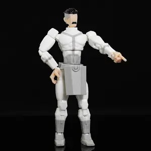 3D Printed Invincible Omni-Man Toys Action Figures Anime Model Lucky Dummy 13 Superheroes Multi-Jointed Toy Ornaments Gifts