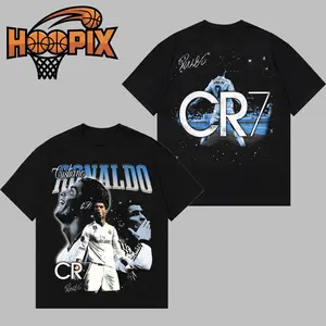 HOOPIX - Cristiano Ronaldo CR7 Last Dance Shirt Acid Washed, Vintage Portugal One Last Dream Final Chapter Graphic Tee, Retro World C 2026 Bootleg Tshirt, Acid Wash Grunge Football Streetwear, Unisex Casual Heavyweight Tops