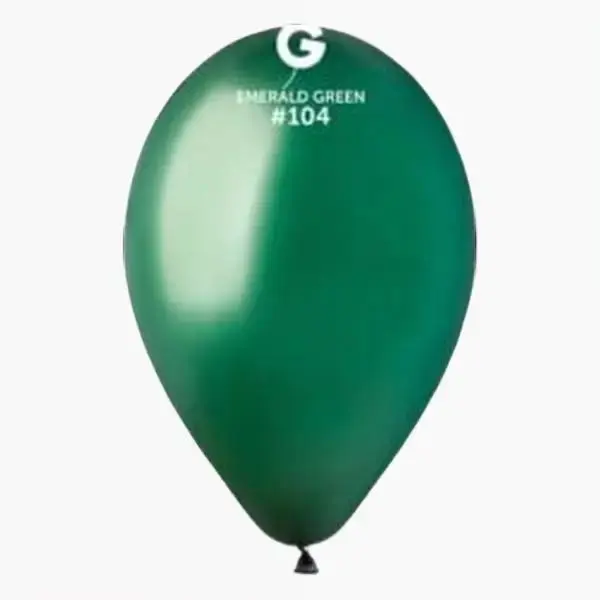 Gemar USA 12 inches Plain Emerald Green G110-104 Balloons - 50 Pack Solid Color for Party Decorations and Events