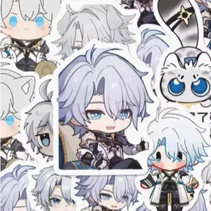 10/72Pcs Game Honkai: Star Rail Graffiti Stickers Q Version Figure Phainon Waterproof Decorative Decals for DIY Laptop Guitar