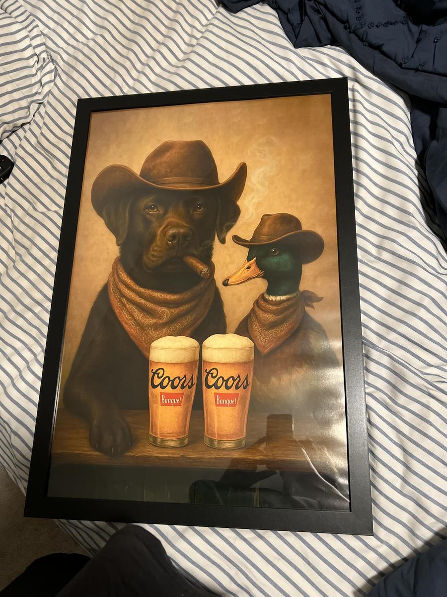 Item: Chocolate Labrador, 16"x24''