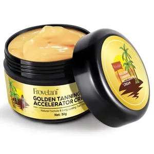 Frovetani Golden Tanning Accelerator Cream-Self-Tanning Cream for Summer Tan Skin All Skin Types, 50g/100g Moisturizer Body Care