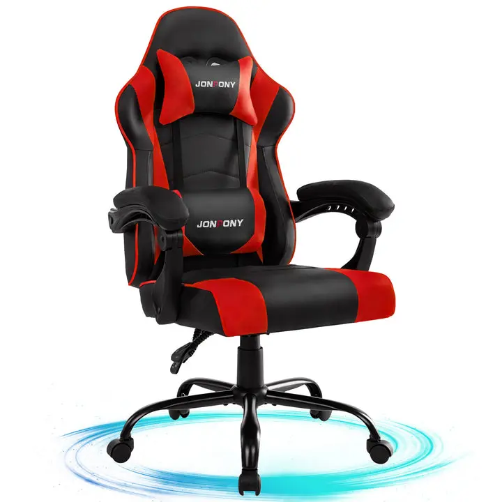 JONPONY Ergonomic Gaming Chairs,Office Chair,High Back Computer Chair,Adjustable 360° Swivel Chair with Headrest and Lumbar Support