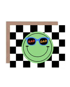 Rad Dad Father's Day Greeting Card