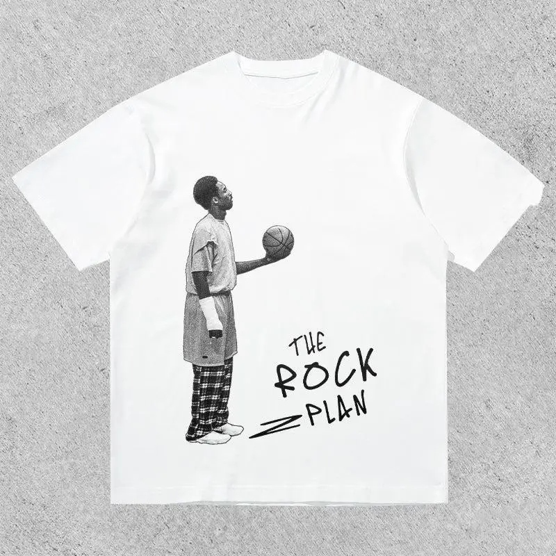 The new ball frame is gone casual street basketball T-shirt The new ball frame is gone casual street basketball T-shirt