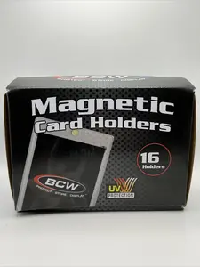 BCW Magnetic Card Holder 100pt Point with UV Protection - Box of 16 holders