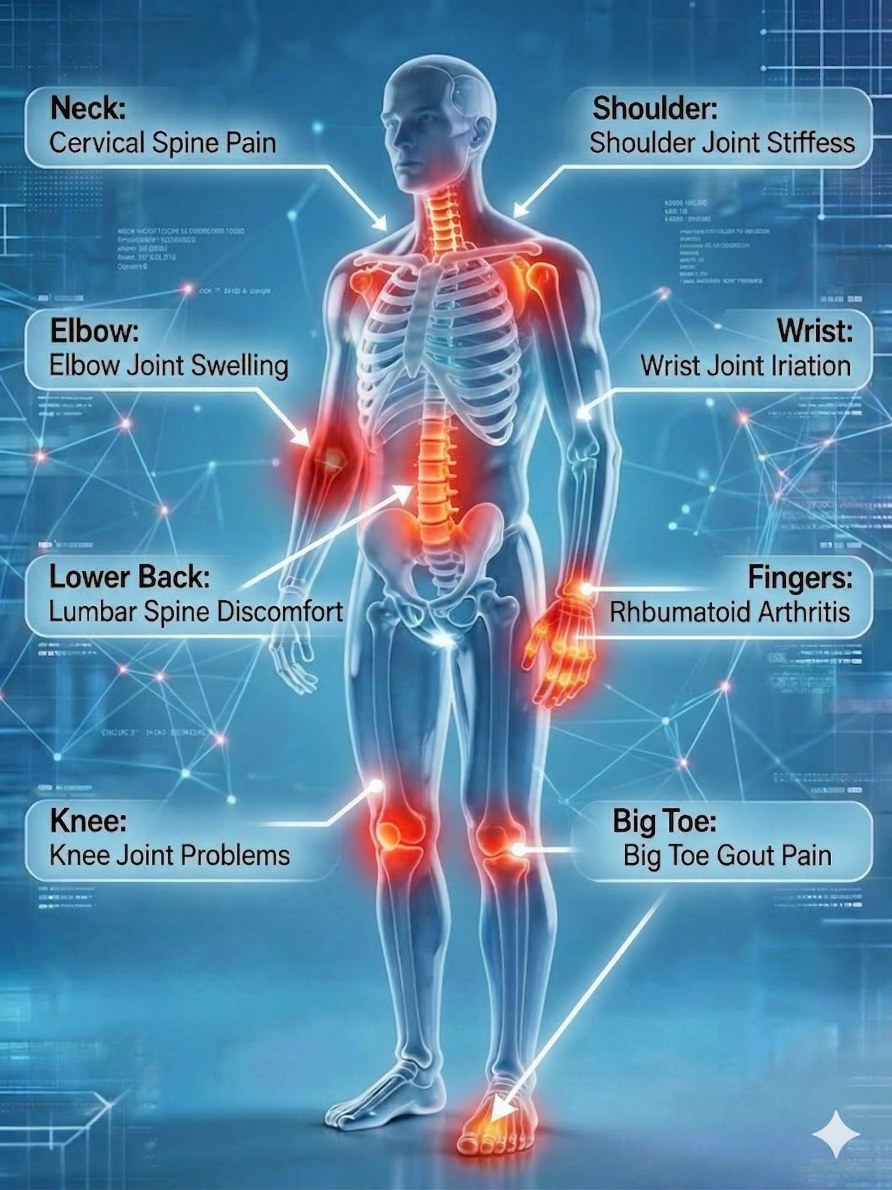 Multi-Purpose Herbal Heating Pads for Joint Support, Fast Warmth Deep Tissue Patch for Gout & Muscle Discomfort, 7 Pcs Long-Lasting Therapy