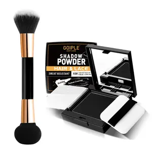 Hairline Powder Root Touch Up Powder – Fill-in Powder for Thicker, Fuller Looking Hair Haircare Black Voluminous Appearance Sweat Resistant Root Cover Up Hair Coloring