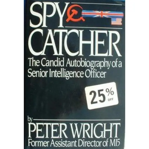 USED Book - Spy Catcher: The Candid Autobiography of a Senior Intelligence Officer by Peter Wright (Hardcover) - english