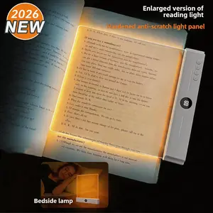 Smart LED Reading Book Light – No Eye Strain Clip-On Book Lamp, Rechargeable Bedside Light with 3 Brightness, Cozy Night Reading Essential for Bed & Travel