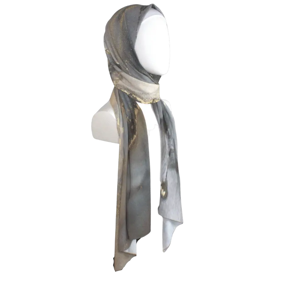 Luxury Hijab For Elegant Occasions | Radiant Aura Premium Soft Crepe Chiffon Hijab | Final Sale — No returns or exchanges