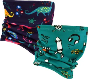 Gaiter Warmer Winter Fleece Scarves   2 Packed for Snow Skiing Snowboarding