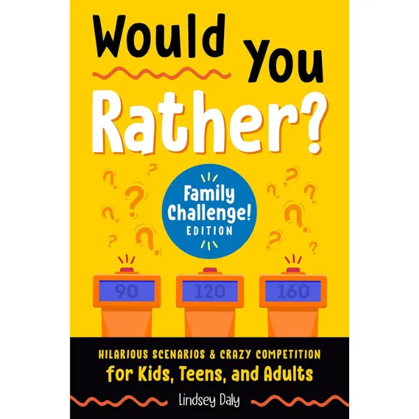 Would You Rather? Family Challenge Card Game Book - English, Funny Questions, Restaurants, Screen-Free Family Time, Gift for Yourself or Others (Children's Literature & Art Book for Kids, Teens-Adults)
