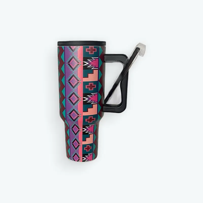 40 oz Aztec Tumbler