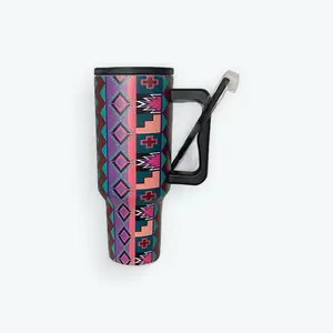 40 oz Aztec Tumbler