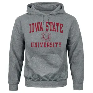 Iowa State University Heritage Hooded Sweatshirt (Charcoal Grey)