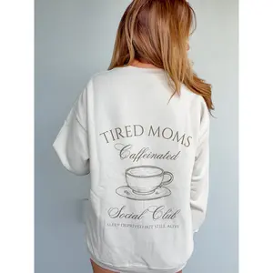 Social Club Tired Mom Graphic Top