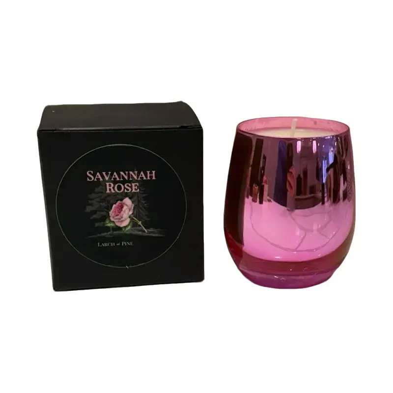 Savannah Rose Candle, Small Mercury Glass, Luxury Soy Wax, Hand Blended Essential Oils, Non toxic, clean candle, cotton Wick Aromatherapy Healthy Solution Wellness Decor Floral Fragrance Scent Room Light