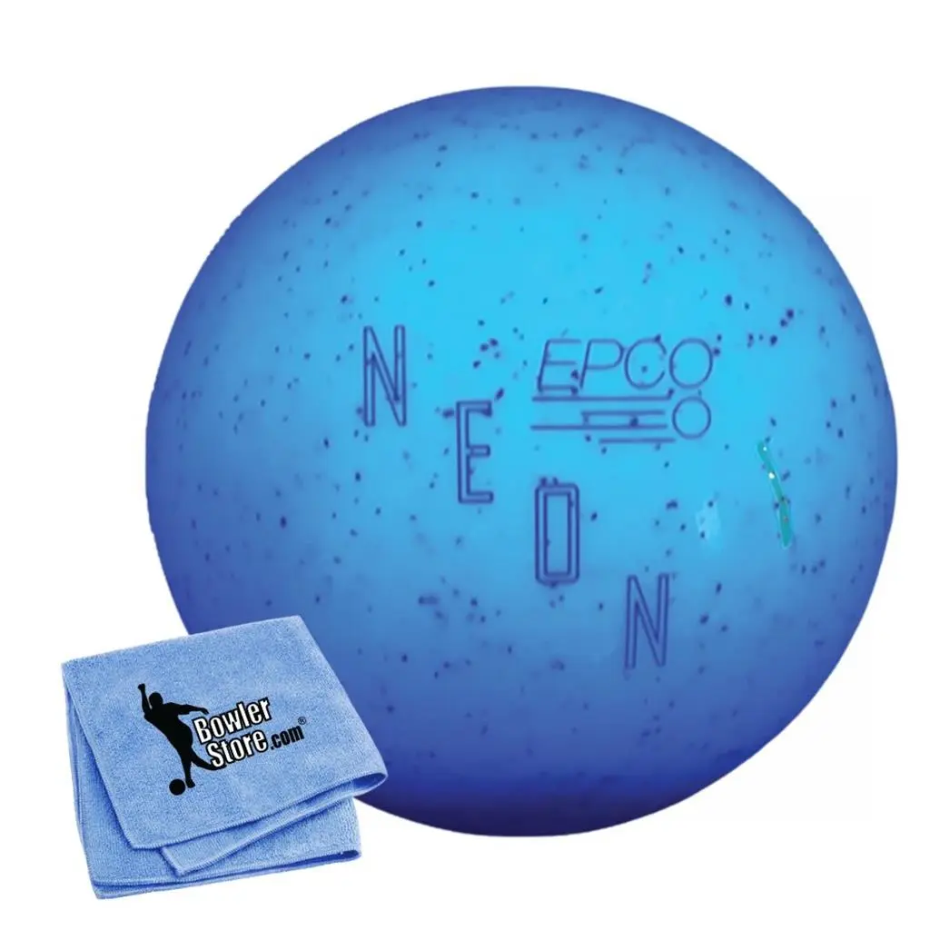 EPCO Neon Candlepin Bowling Ball- Neon Blue (4 1/2 inch- 2lbs. 6oz.) 1 Ball