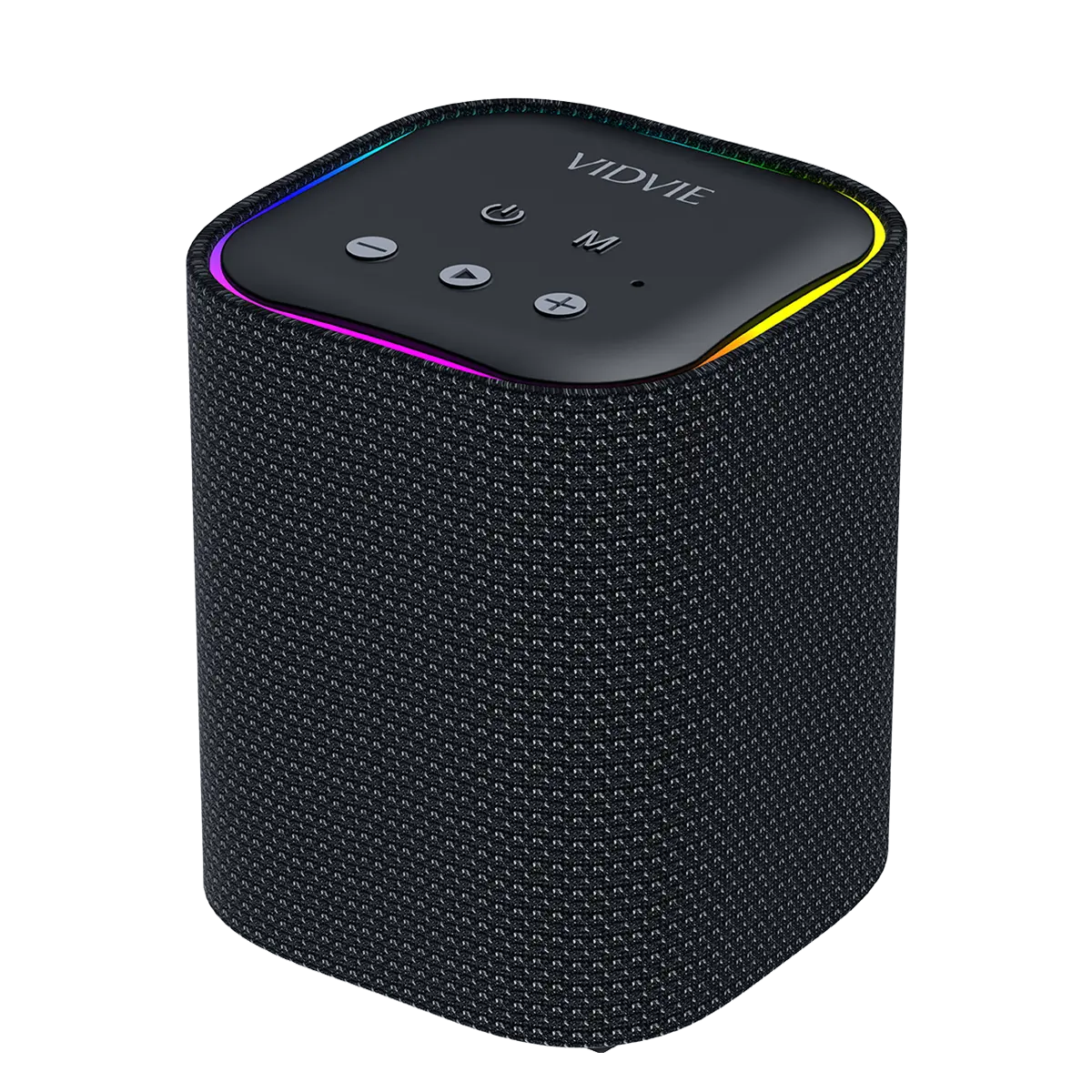 VIDVIE SP929 Portable Bluetooth Speaker with 15W Output, Bluetooth 5.3, IPX6 Waterproof, TWS Stereo, LED Light, Wireless Audios Support