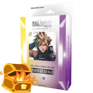 Square Enix Final Fantasy TCG Starter Set 2025 Vol. 2 Deck with 58 Cards Including 3 Copies of Exclusive Cards for Equal Tournaments