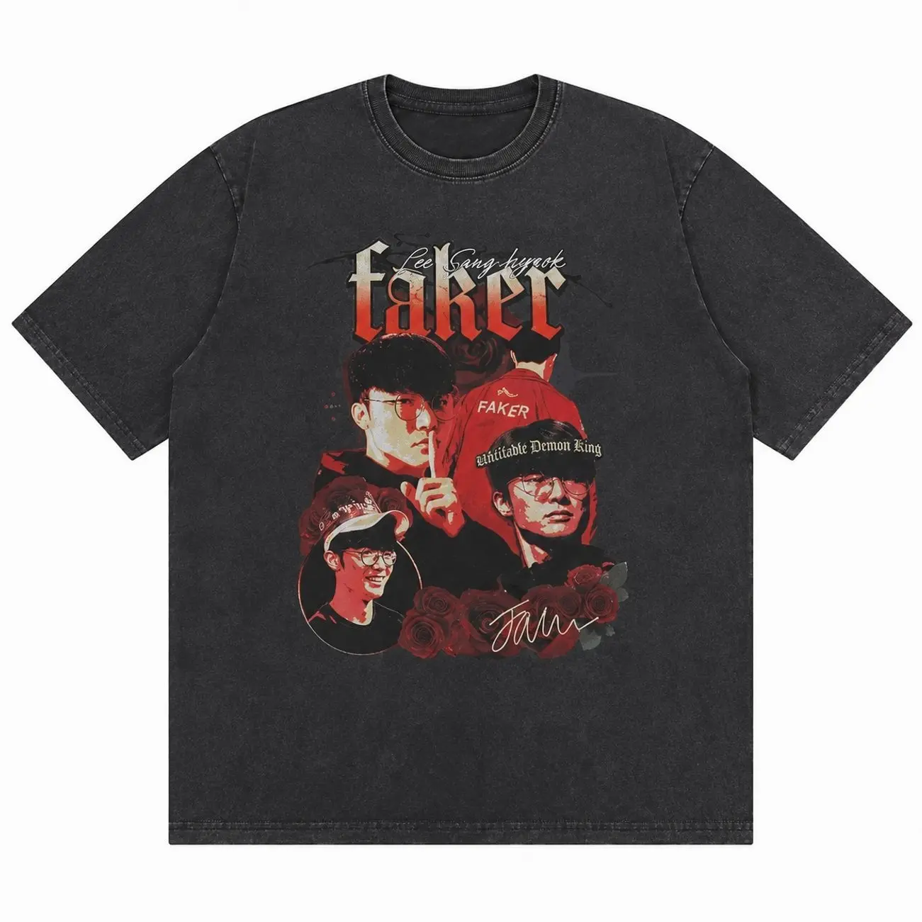T1 LOL member homeground wash shirt, T1 Faker, T1 Doran, T1 Oner, T1 Peyz, T1 Keria, Gift for Faker's  fan, 2026 League of Legends World Championship shirt UKI
