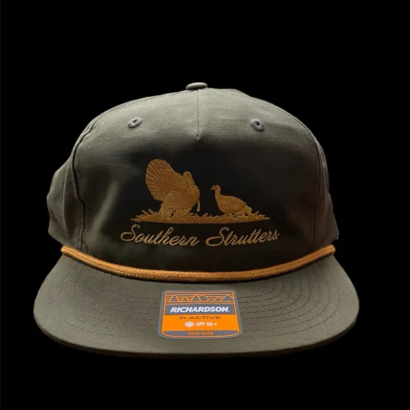 Green rope hat with rope color logo
