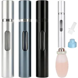 3 count 10ml Perfume Atomizer Travel Refillable, Portable Perfume Travel Refillable Bottle, Bottom-Filling Fragrances Perfumes Bottle, Mini Cologne Dispenser,  Travel Essentials for Men & Women