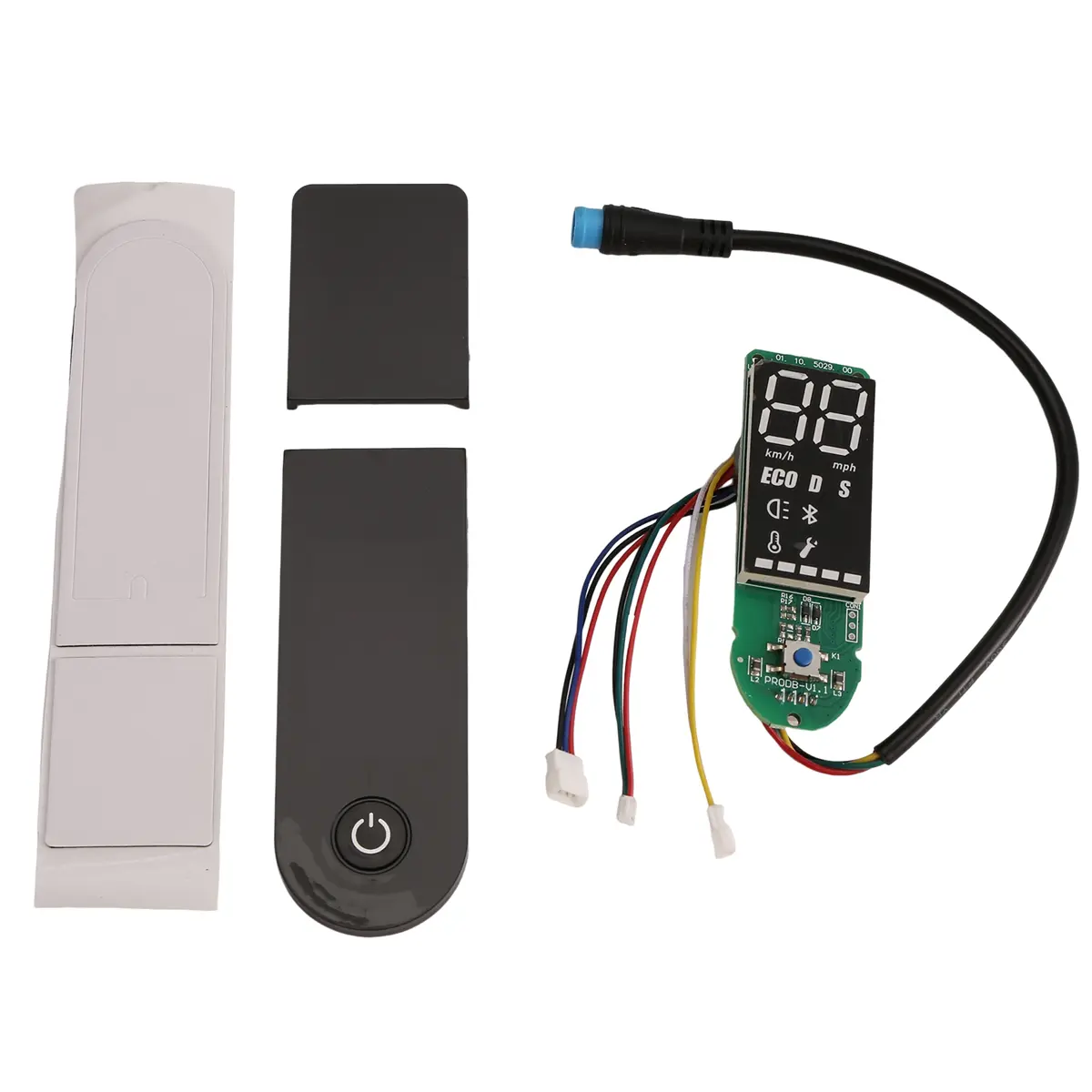 Bluetooth Dashboard Cover Replacement PCB Board with Double-Sided Tape, 35V Signal-Line Matching, 1 x Cover, Automotive & Motorcycle Motorcycle Accessory for Xiaomi M365 Pro Electric Scooter