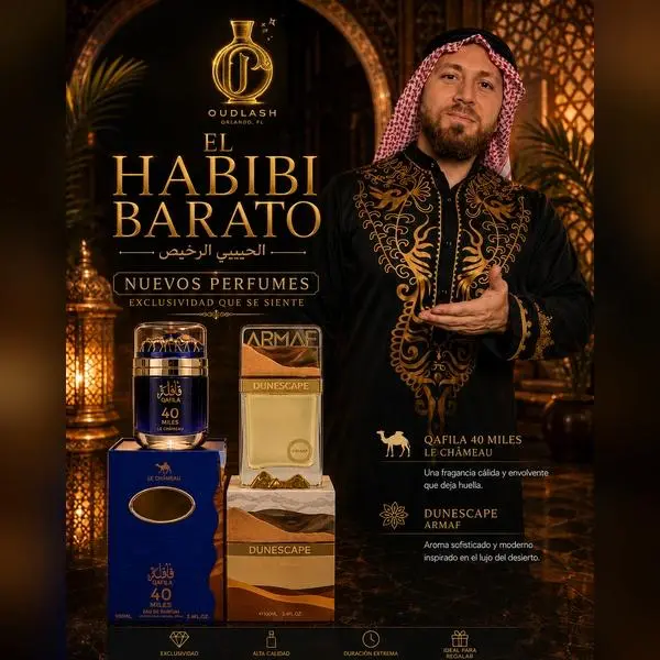 Habibi Bundle | Dunescape + Qafila 40 Miles | Eau De Parfum | Men's Fragrance | 100 ML | Sweet - Spicy & Warm Notes