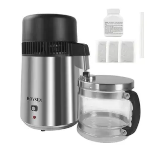 [FLASH SALE] ROVSUN 1.1 Gallon Water Distiller Countertop Silver
