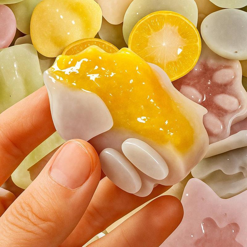 Bonbon Wax Bottle Candy - Cartoon Cat Paws Flowers & Butterflies in Blueberry Strawberry Cranberry Grape Mango Flavors Perfect for Photos & Gifts TikTokShop Black Friday Special Weird But Addictive: Wax Bottle Candy