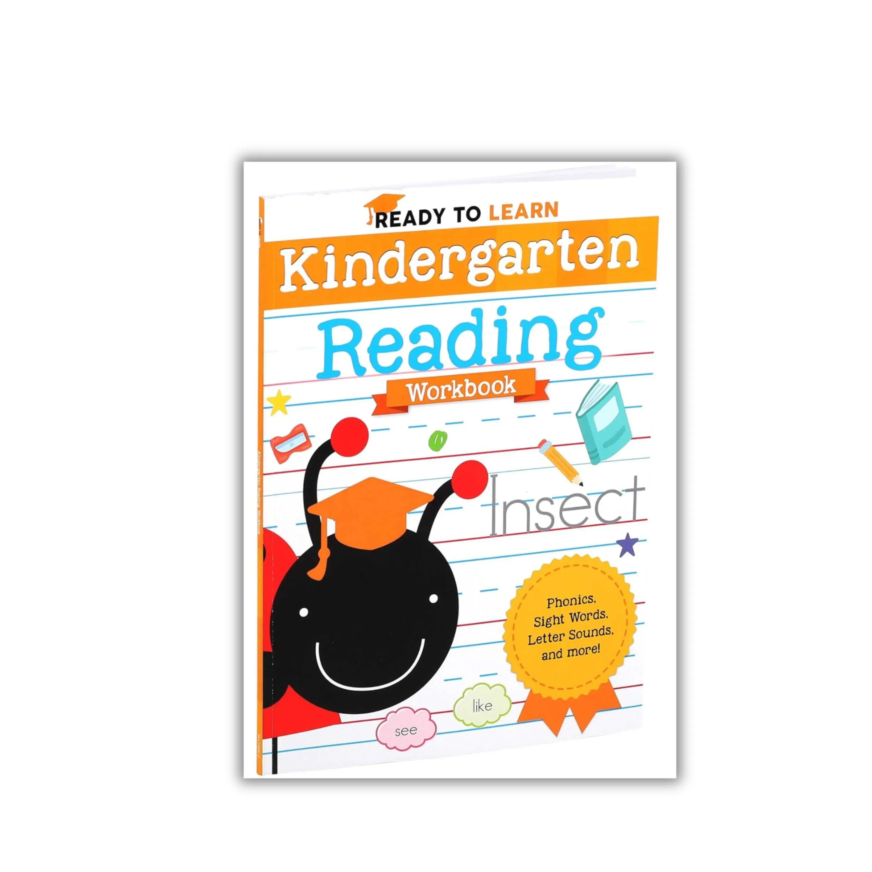Kindergarten Reading Workbook for Early Literacy Support, Sight Words, Phonics, Letter Sounds & More - Books to Build a Strong Foundation and Encourage Independent Learning, Encourages Independent Learning