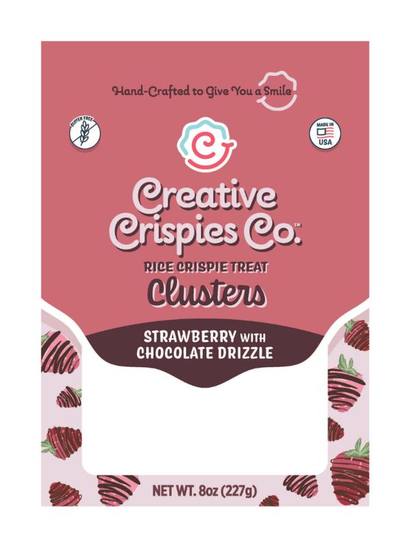 Chocolate Covered Strawberry Crispie Clusters - Trending Valentine's Day Treat | Dark Chocolate & Real Strawberries