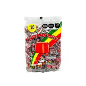 Tamborines 100pk Tamarindo y Chile Candy 100 Pieces